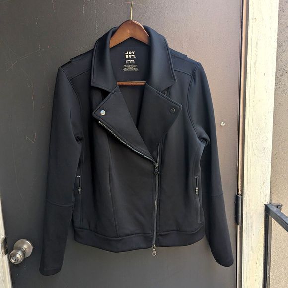 JoyLab Tops Joylab Womens Moto Style Athletic Jacket Size Xl Black
